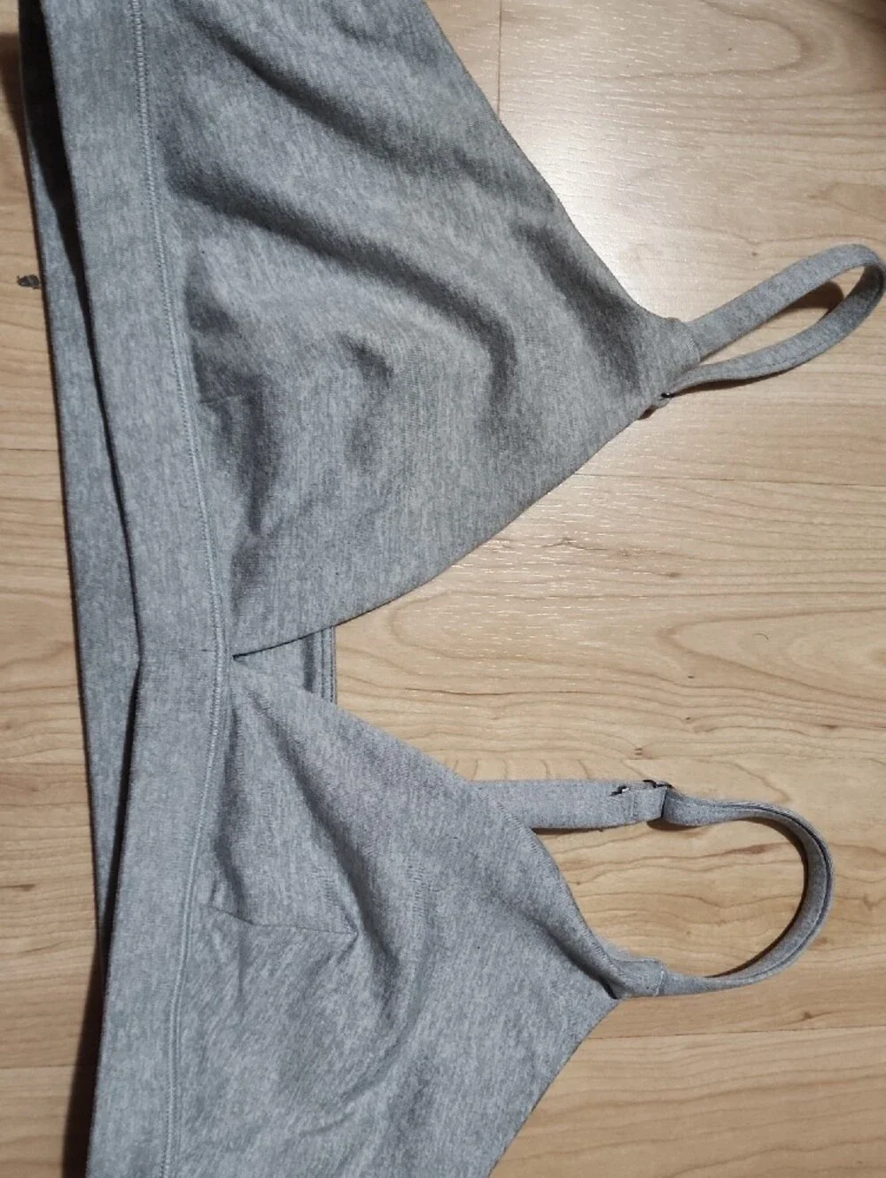 Vuori Light Gray Seamless Bralette